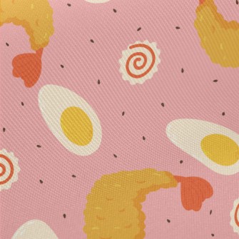 Cartoon Ramen Side Dishes Twill