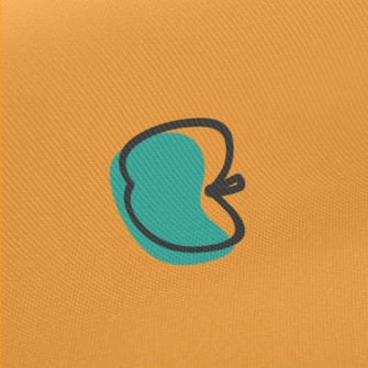 Blue Art Apple Twill