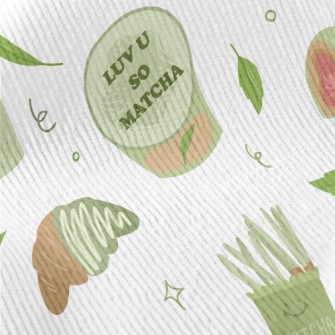 Matcha Flavored Dessert Standard Corduroy