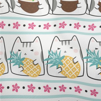 Cute Cat Eating Fruit Dobby