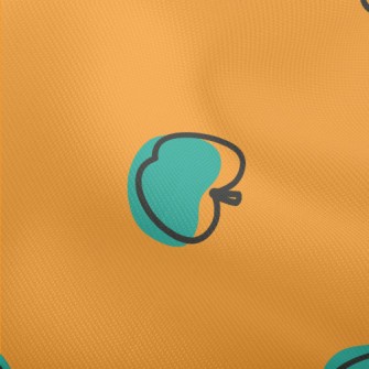 Blue Art Apple Dobby