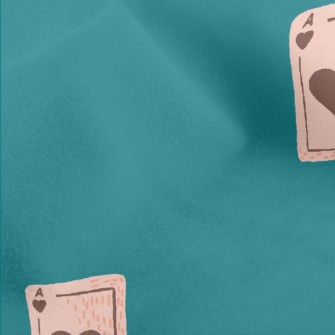 Hand Drawn Playing Cards Micro Fleece