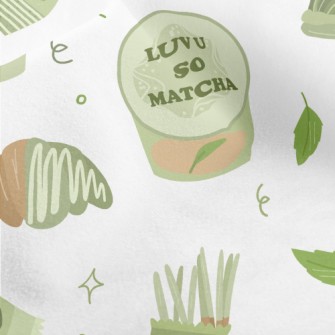 Matcha Flavored Dessert Micro Fleece