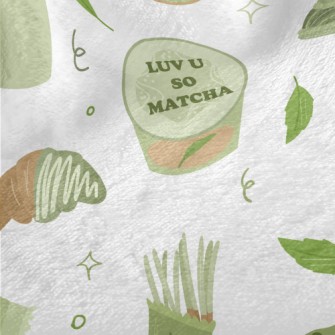 Matcha Flavored Dessert Minky