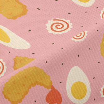 Cartoon Ramen Side Dishes Piqué