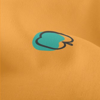 Blue Art Apple Lightweight Performance Linen