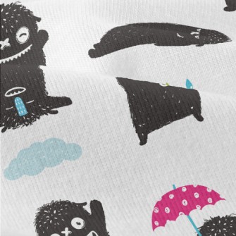Happy Little Black Monster Modern Jersey