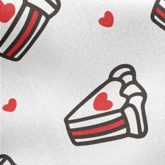 Valentine's Day Berry Pie Jersey Backed Fleece