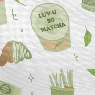 Matcha Flavored Dessert Pongee