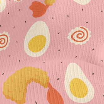 Cartoon Ramen Side Dishes Stretch Jersey