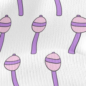 Cartoon Purple Lollipop Stretch Jersey