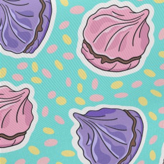 Colorful Marshmallows Midweight Cotton Poplin