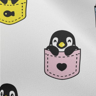 Cute Pocket Penguin Chiffon