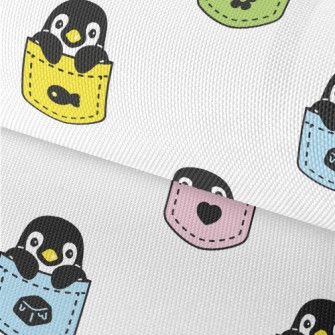 Cute Pocket Penguin Waterproof Oxford