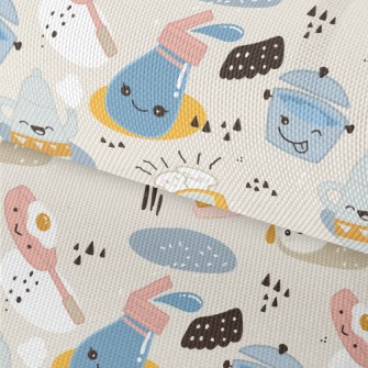 Kitchenware Set Doodle Waterproof Oxford