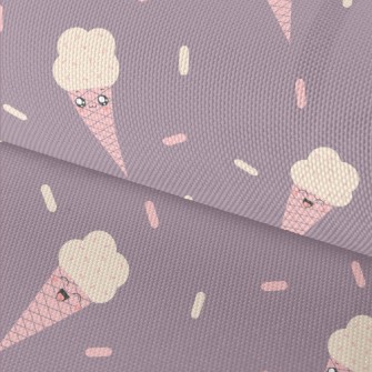 Happy Ice Cream Cone Waterproof Oxford