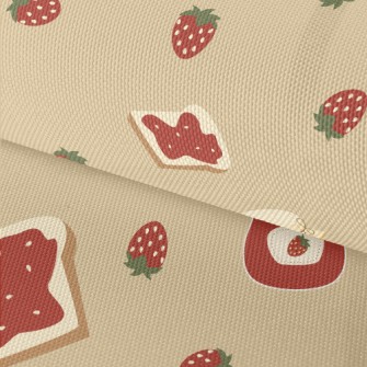 Strawberry Jam Toast Waterproof Oxford