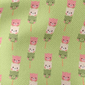 Three-color Cat Dumplings Waterproof Canvas