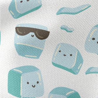 Cute Hand Drawn Ice Cubes Waterproof Canvas