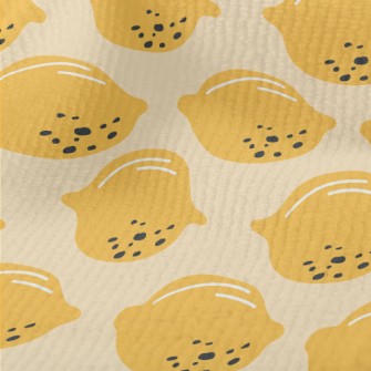 Hand Drawn Fresh Lemon Terry