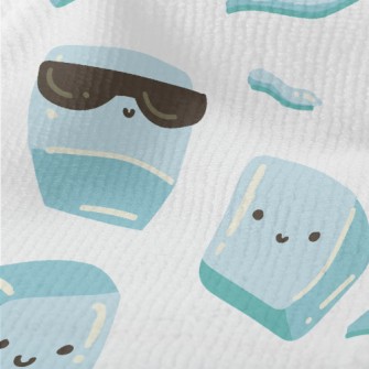Cute Hand Drawn Ice Cubes Terry