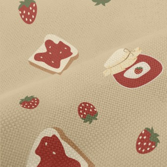 Strawberry Jam Toast Performance Linen