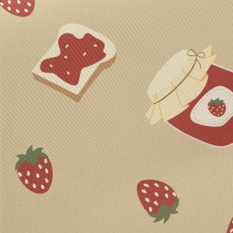 Strawberry Jam Toast Twill