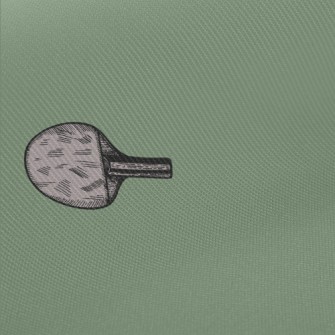 Gray Table Tennis Racket Twill