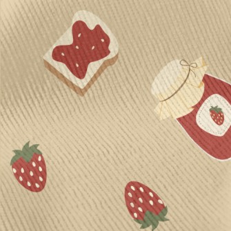 Strawberry Jam Toast Standard Corduroy