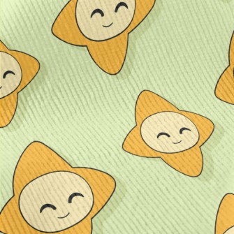 Happy Smiley Star Standard Corduroy