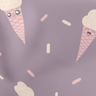 Happy Ice Cream Cone Stretch Ponte