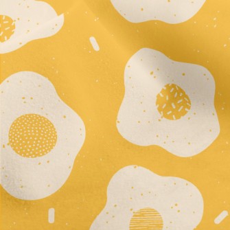 Hand-painted Poached Eggs Micro Fleece