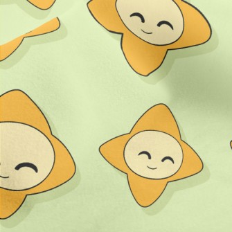 Happy Smiley Star Micro Fleece
