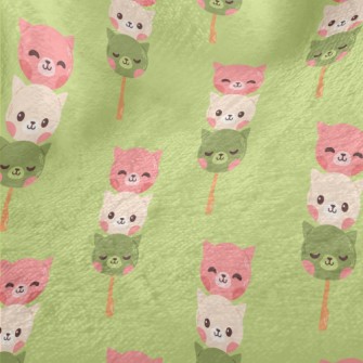 Three-color Cat Dumplings Minky