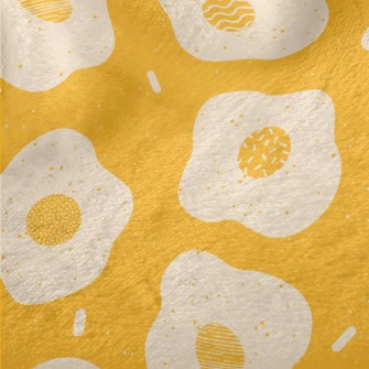 Hand-painted Poached Eggs Minky