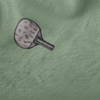 Gray Table Tennis Racket Minky
