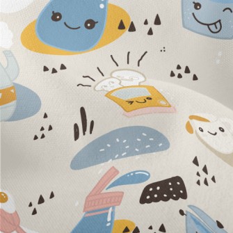 Kitchenware Set Doodle Lightweight Performance Linen