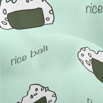 Rice Ball Bite Doodle Lightweight Performance Linen