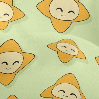 Happy Smiley Star Lightweight Performance Linen