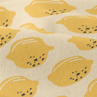 Hand Drawn Fresh Lemon Modern Jersey