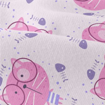 Pink Glasses Cat Modern Jersey