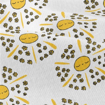 Hand Drawn Sun And Small Yello Modern Jersey