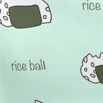 Rice Ball Bite Doodle Pongee