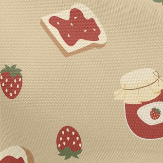 Strawberry Jam Toast Pongee