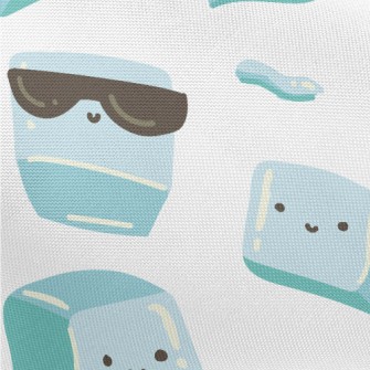 Cute Hand Drawn Ice Cubes Pongee
