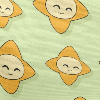 Happy Smiley Star Pongee
