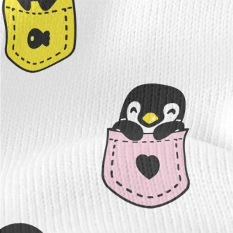 Cute Pocket Penguin Stretch Jersey