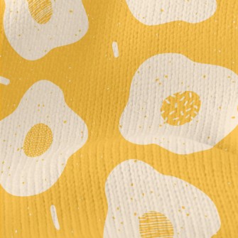 Hand-painted Poached Eggs Stretch Jersey