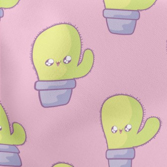 Big Eyed Cactus Lightweight Cotton Poplin