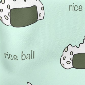 Rice Ball Bite Doodle Lightweight Cotton Poplin